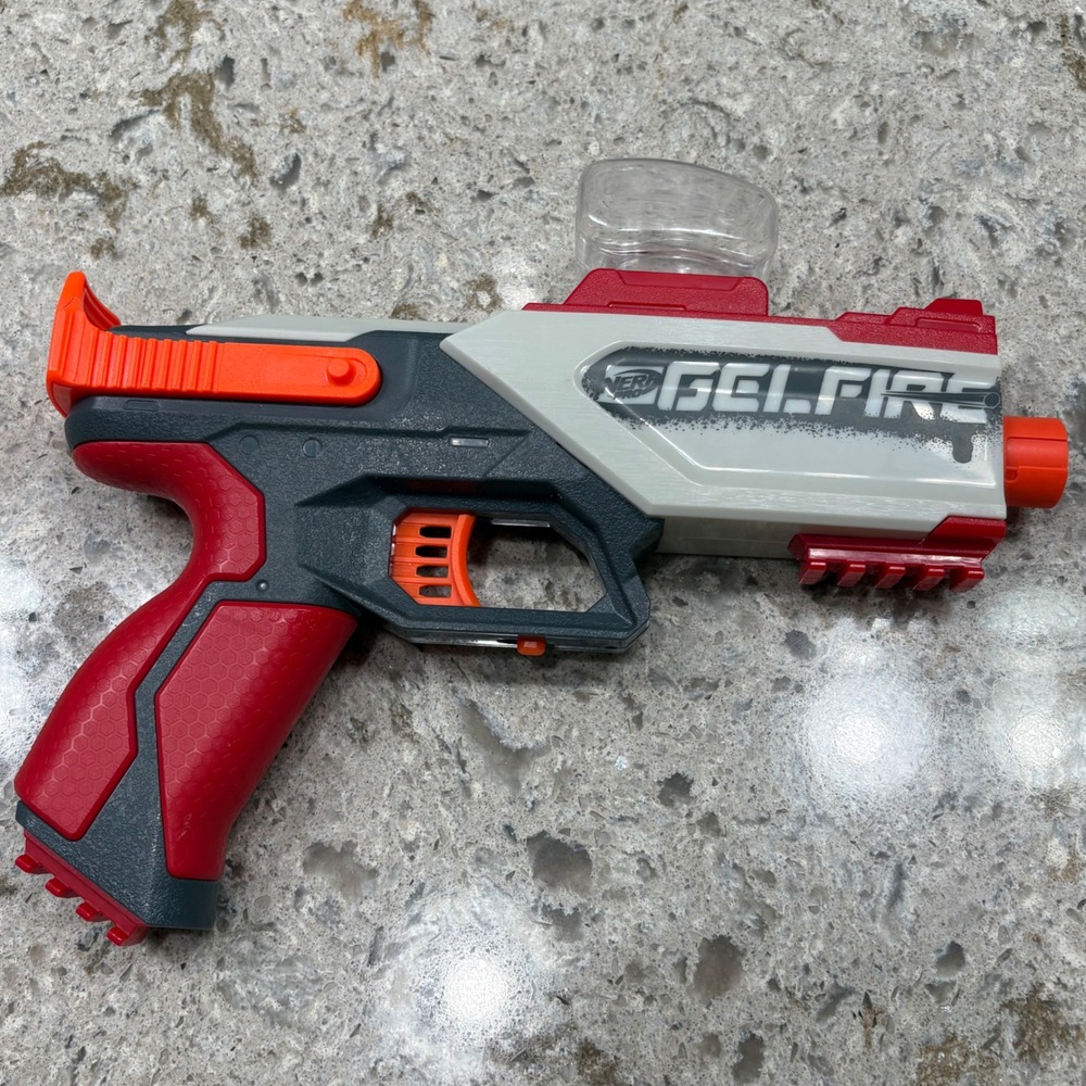 Nerf Pro GelFire Blaster Toy Gun Red Gray Orange Kids Outdoor Fun